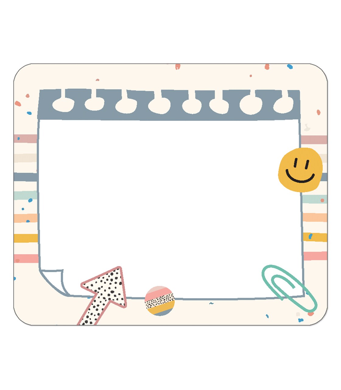 Carson Dellosa We Belong 40PC Name Tags, Boho Rainbow Nametags for Daycare Labels, Locker Organization, Hello My Name Is Stickers, Back to School Decor, Classroom Essentials, and Teacher Supplies